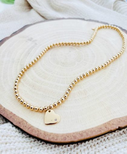 Collana cuoricino oro
