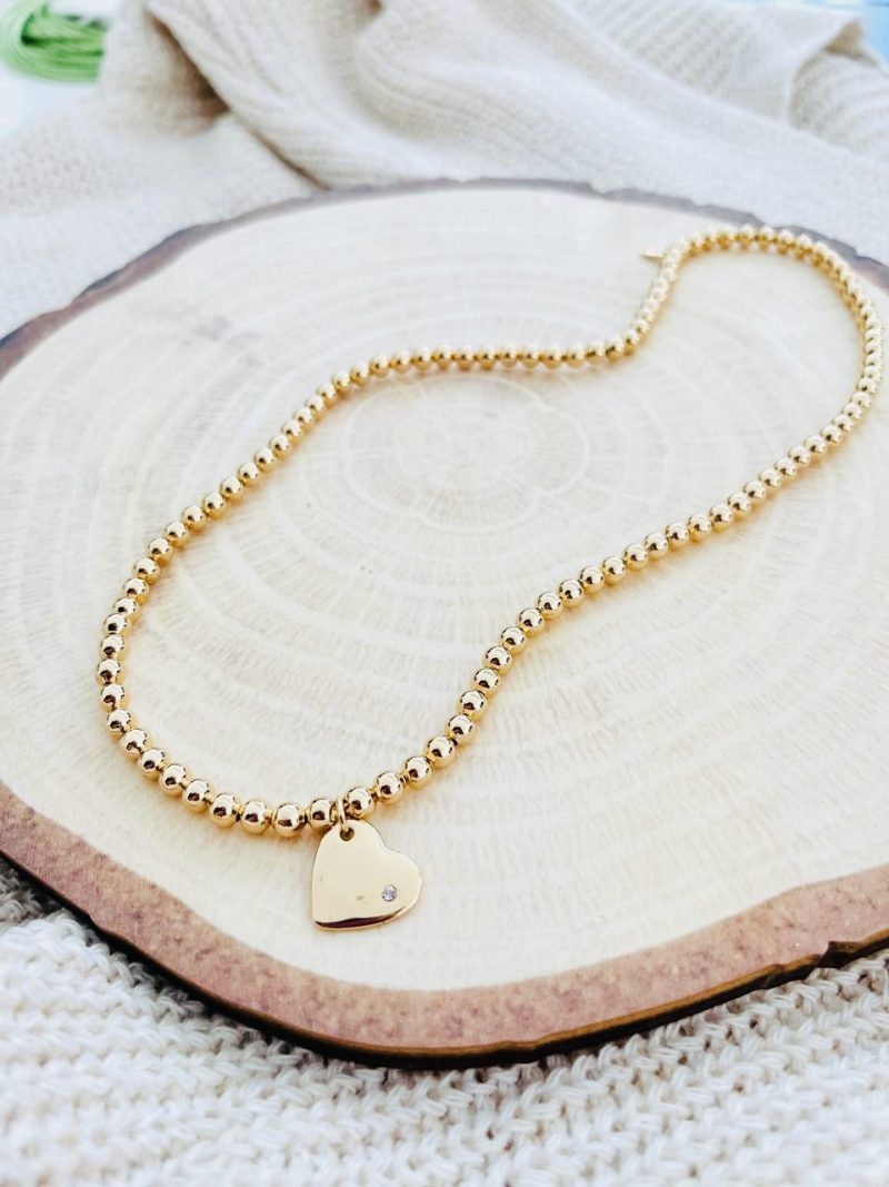 Collana cuoricino oro