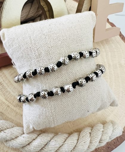 Bracciale sfere e nodini