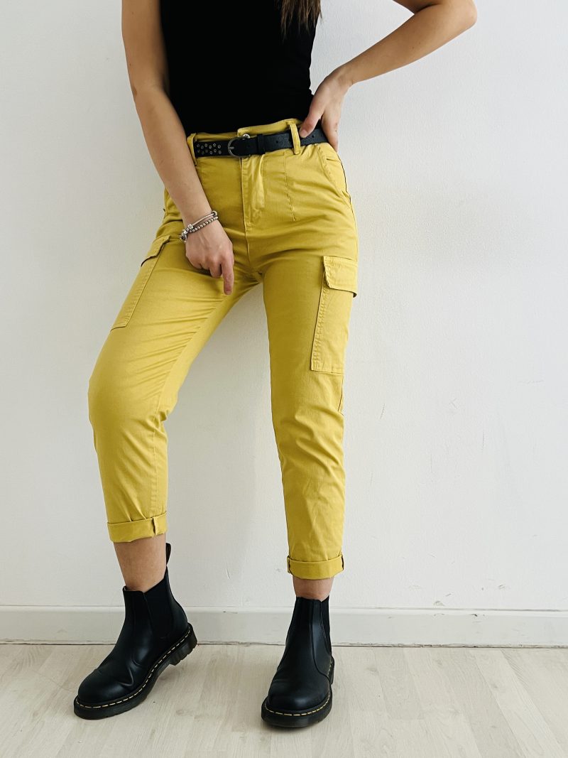 Pantalone cargo fit