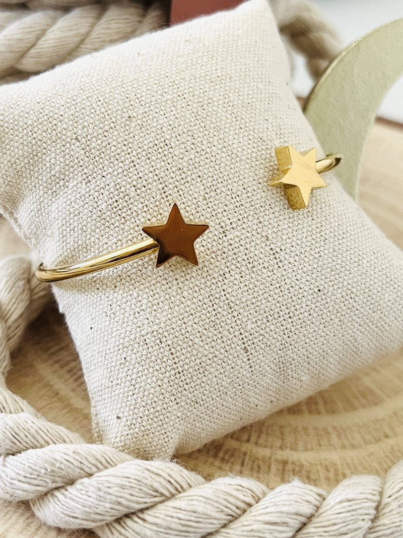Bracciale rigido stelle