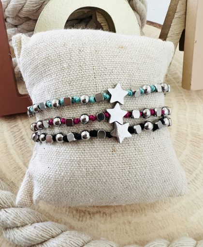 Bracciale stelline color