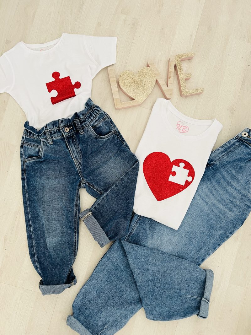T-shirt mini me puzzle - immagine 2