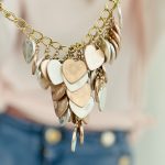 Collana heart multicolor