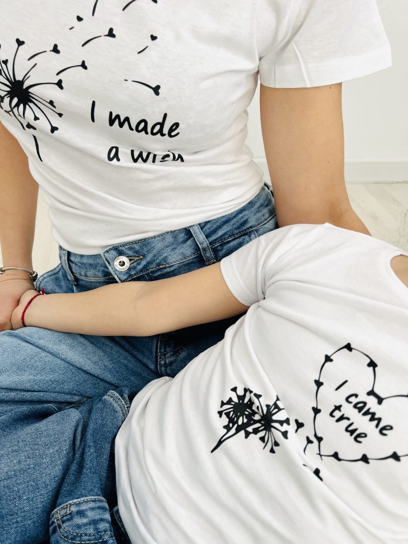 T-shirt mini me fiore
