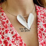 Collana rigida cuore