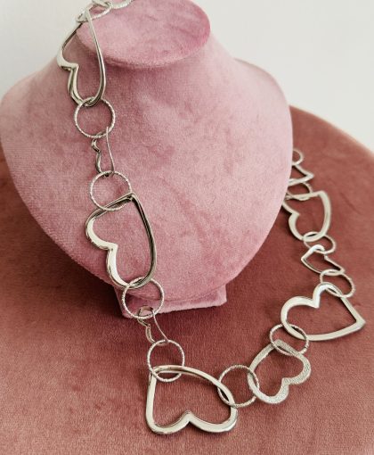 Collana intreccio di cuori