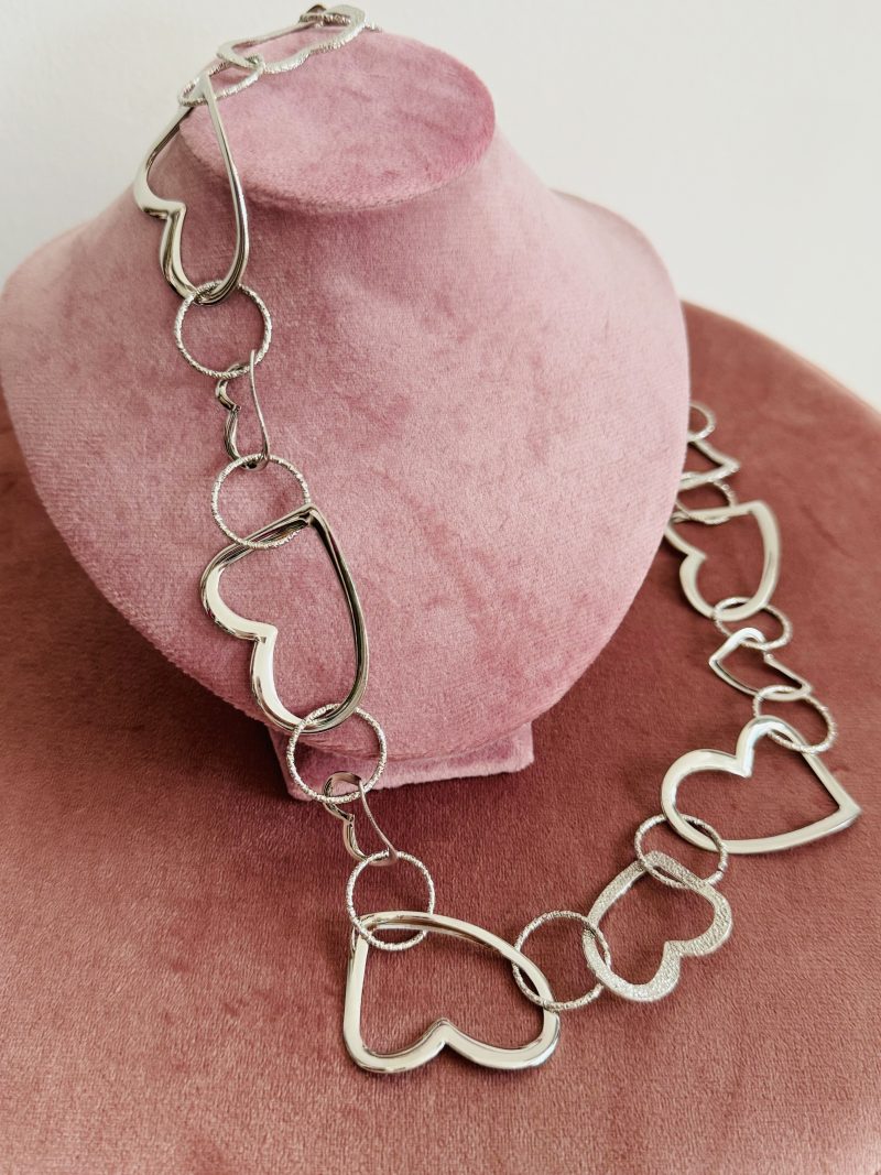 Collana intreccio di cuori