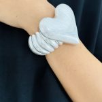 Bracciale cuore stone