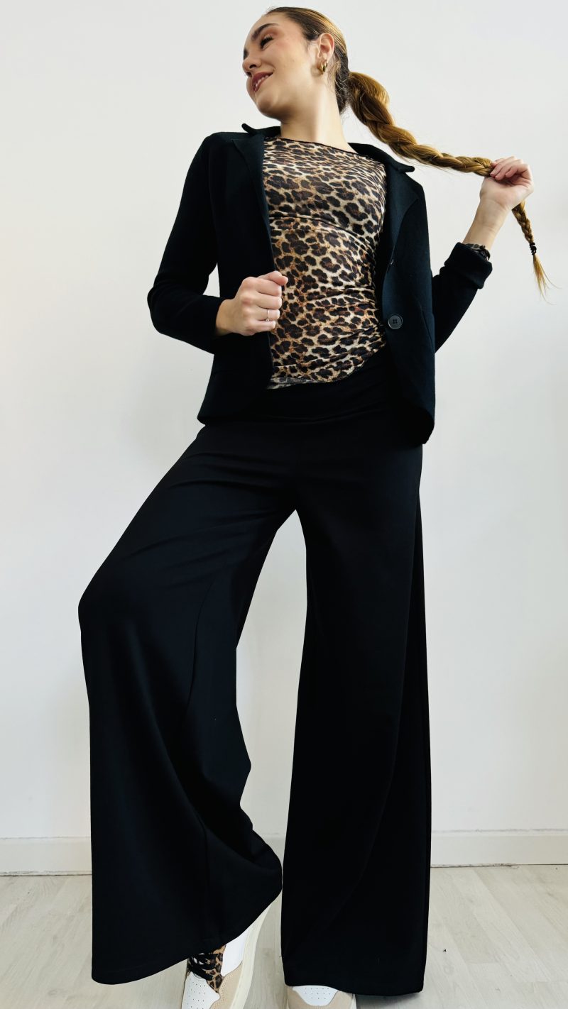 Sottogiacca misto cashmere animalier - immagine 3