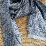 Sciarpina viscosa e cotone