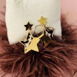 Orecchino stella animalier