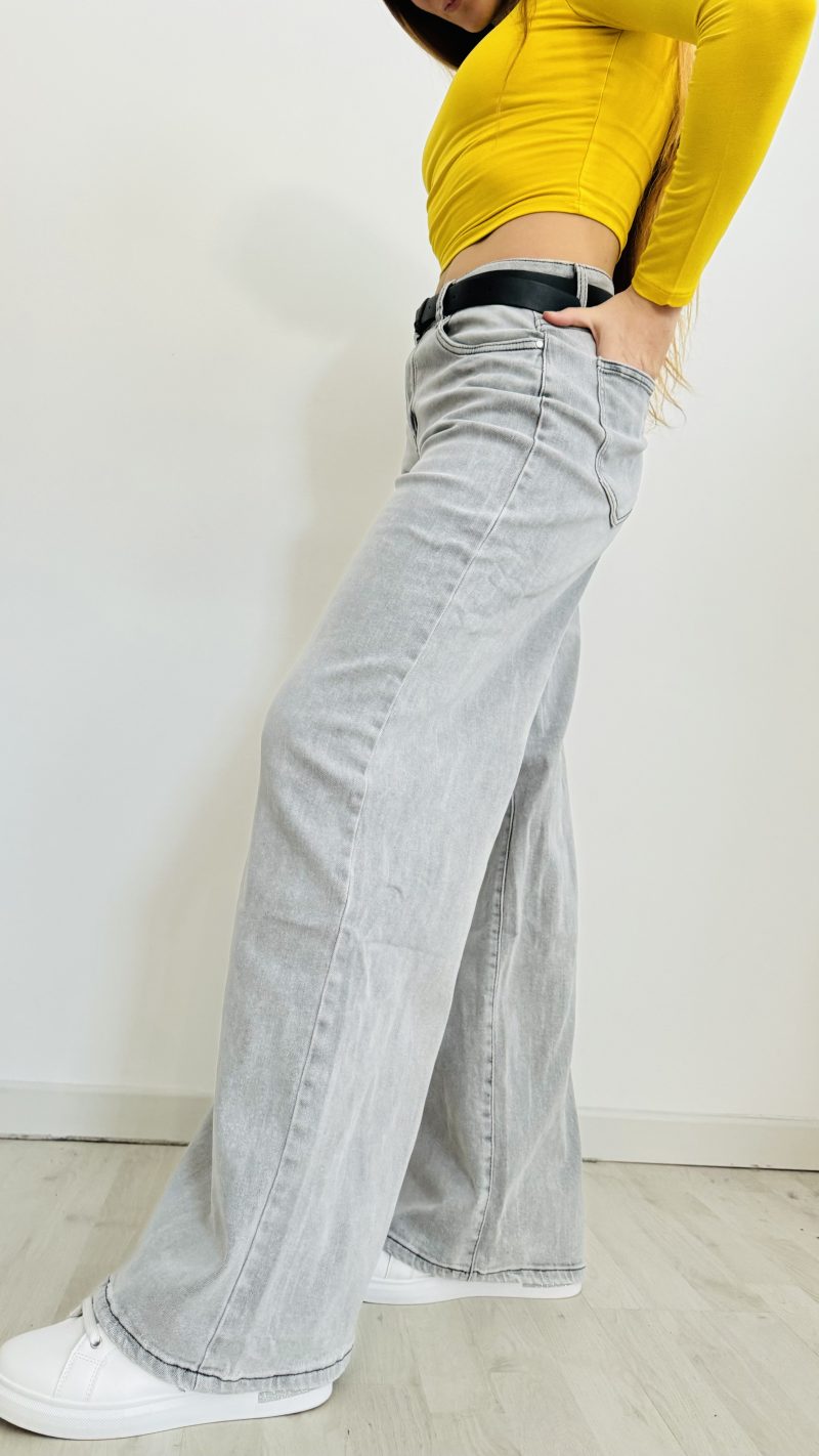 Jeans palazzo perla - immagine 2