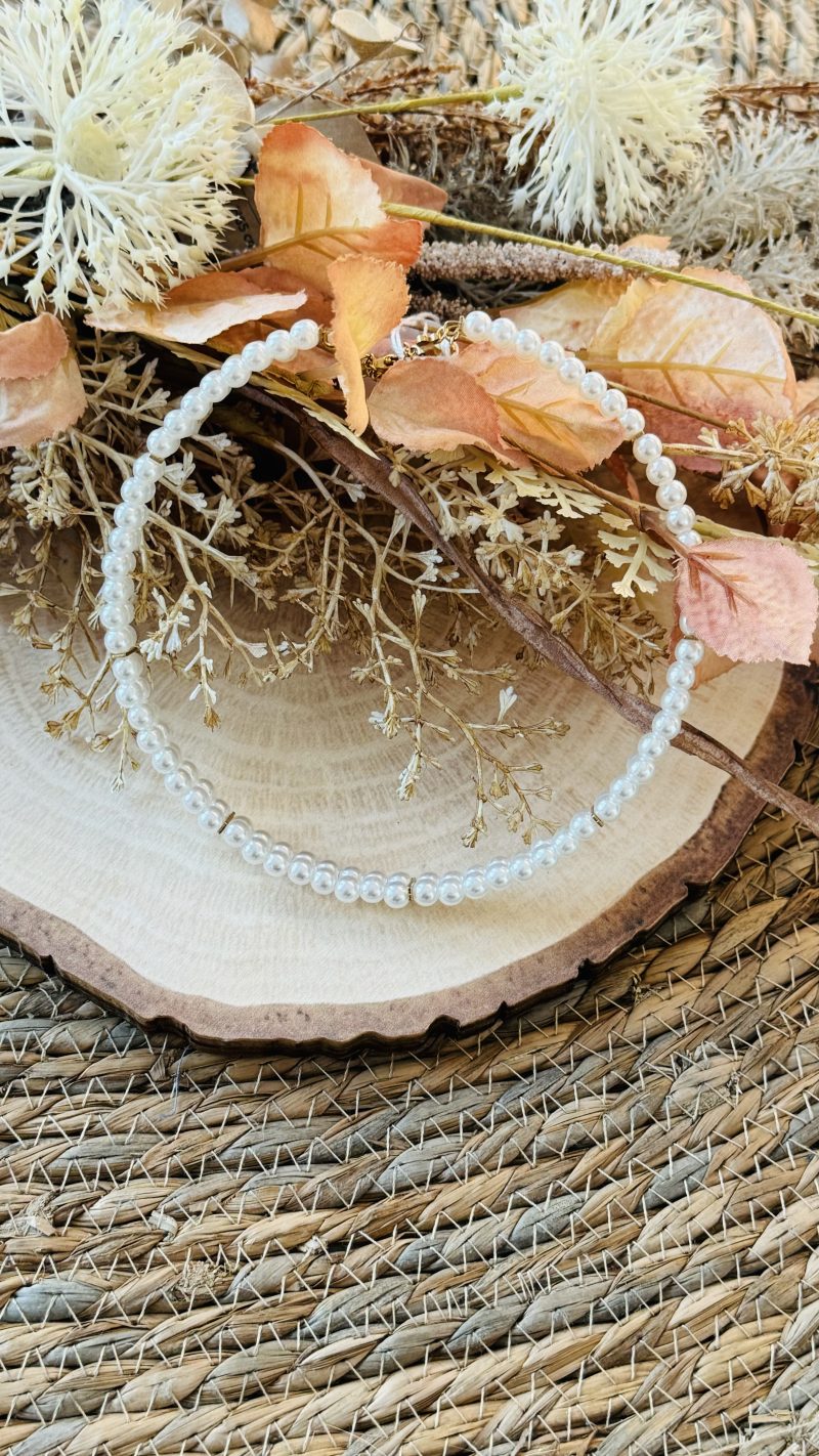 Choker perle 2 giri - immagine 2