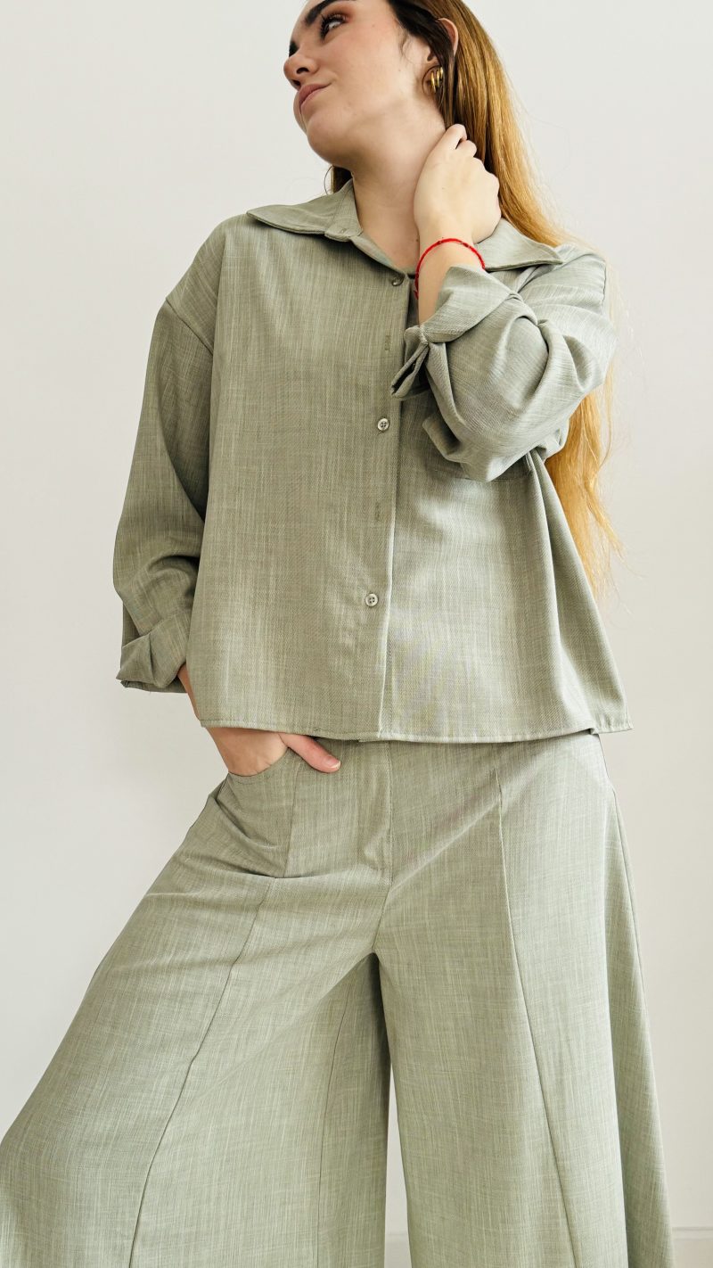Camicia melange - immagine 2