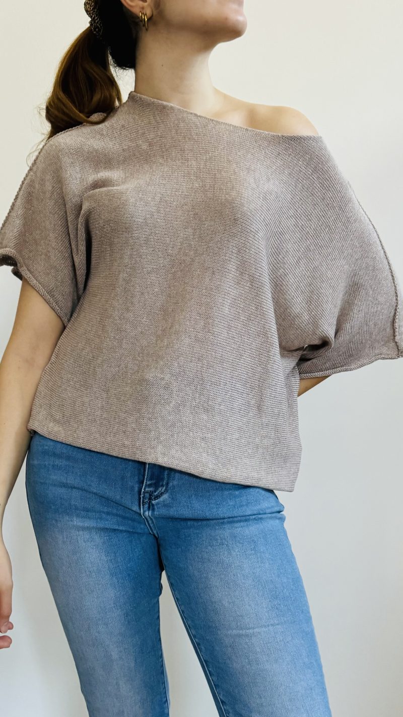 Maglioncino cotone traforato - immagine 10