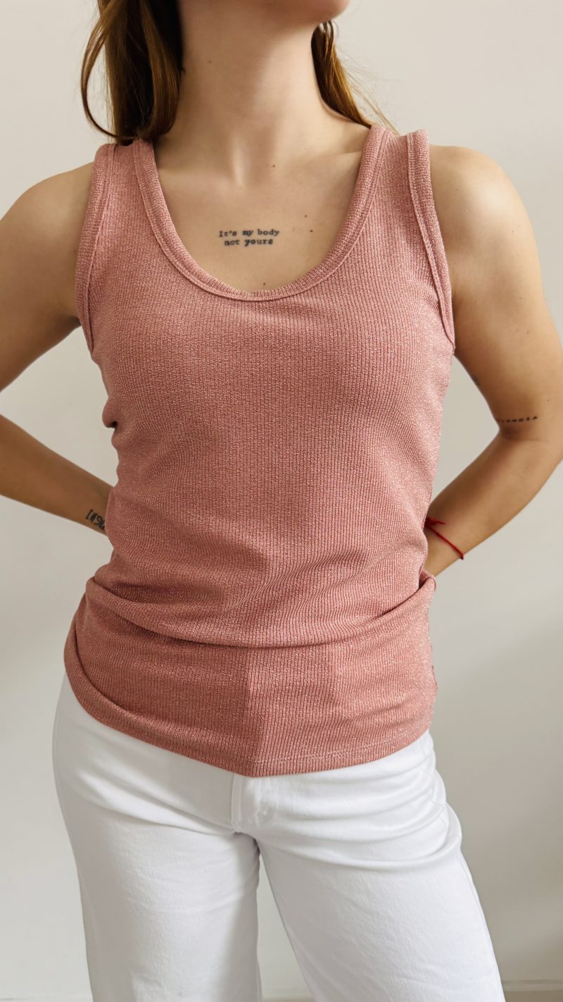 Canottina lurex