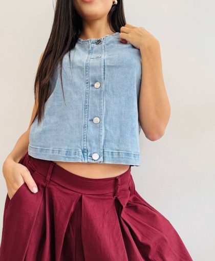 Gilet denim