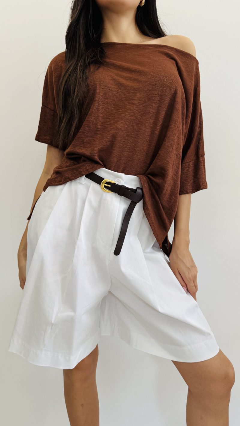 T-shirt puro lino