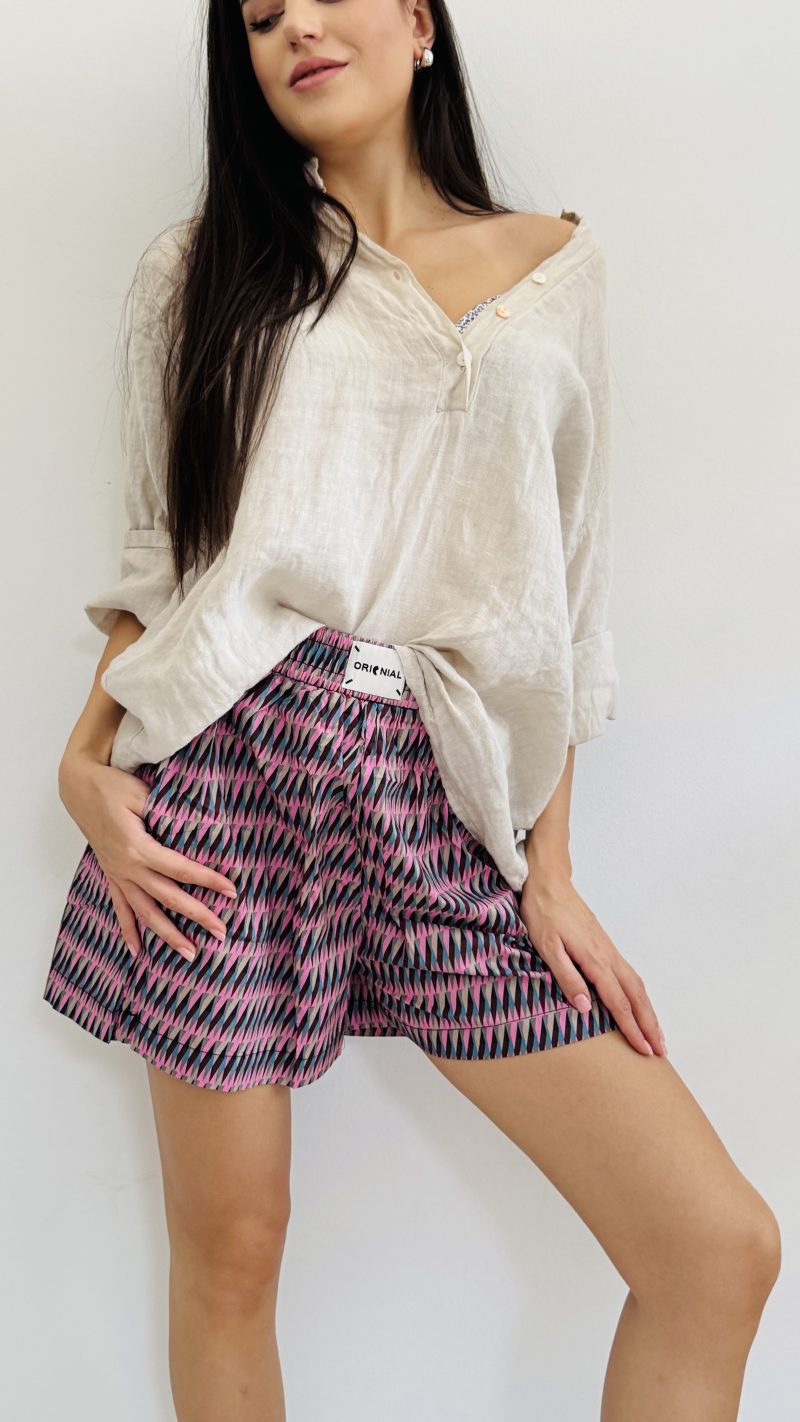 Camicia corea lino - immagine 2