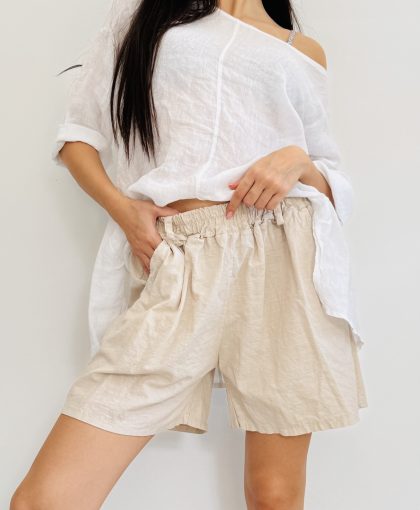 Pantaloncino cotton lino