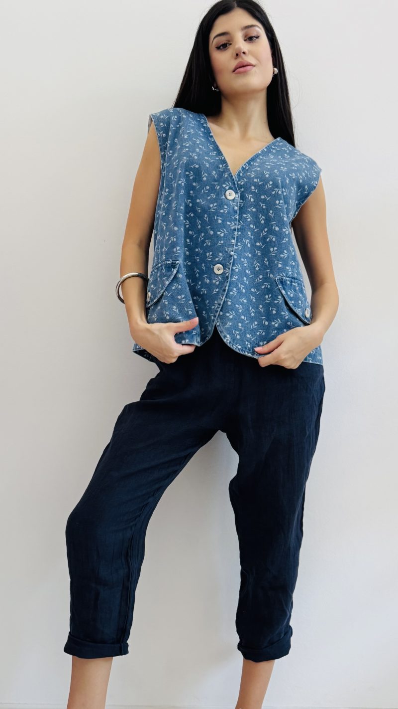 Gilet denim flo - immagine 2