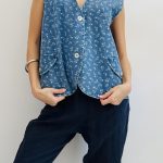 Gilet denim flo