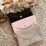 Portafoglio busta scamosciato