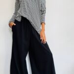 Maglia spacchetti righe