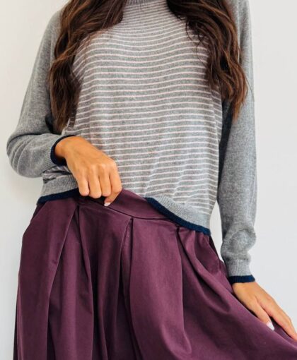 Maglioncino preppy cashmere