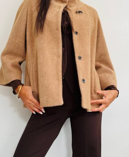 Cappottino svasato teddy