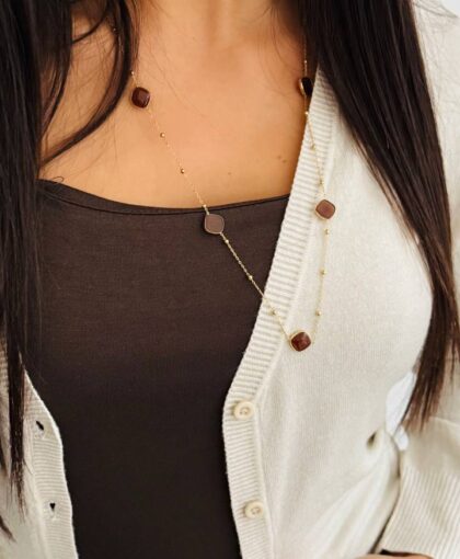 Collana pietre squadrate