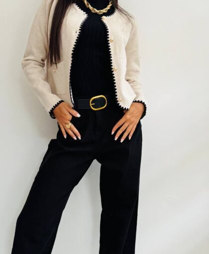 Pantalone mom fit