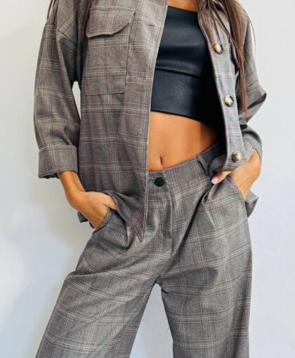 Giacca camicia galles