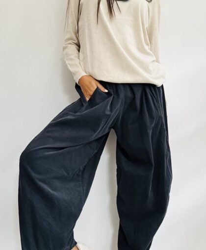 Pantalone egg velvet