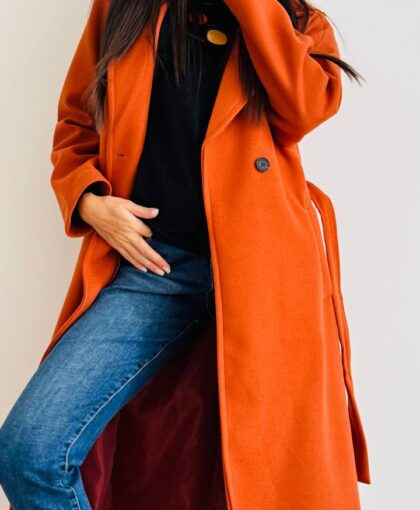 Cappotto lungo cintura