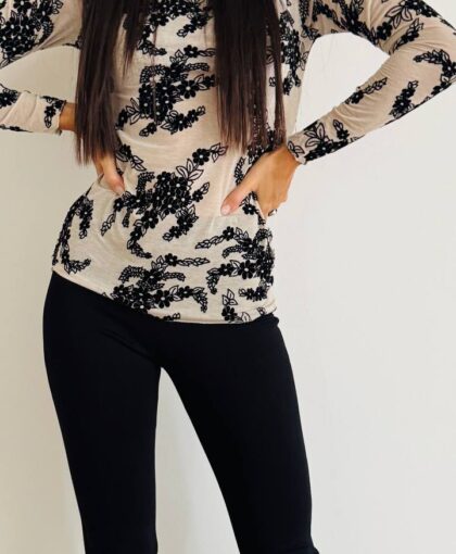 Maglia cashmere ricamo