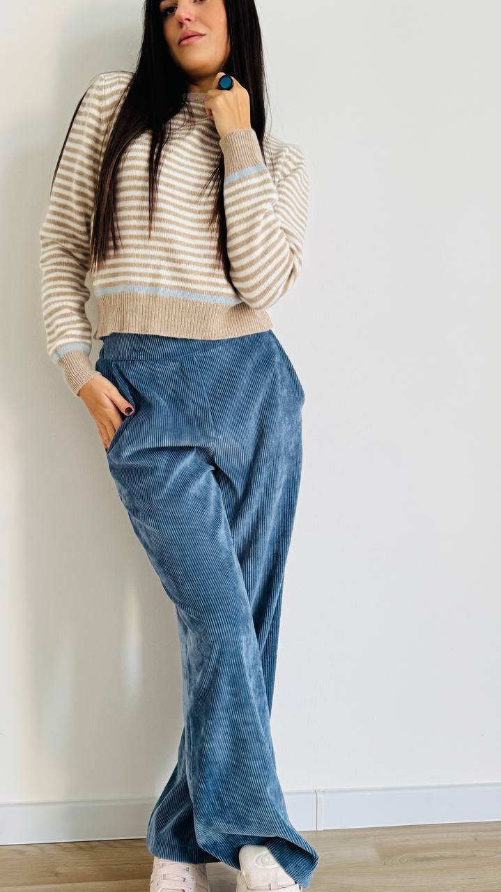 Pantalone dritto in velluto 2 - immagine 9