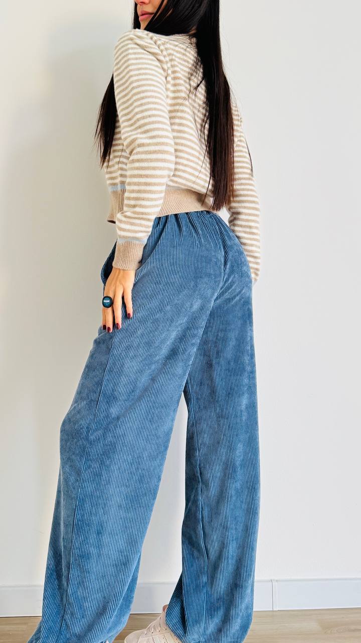 Pantalone dritto in velluto 2 - immagine 10