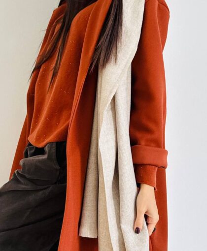 Sciarpa viscosa e cashmere