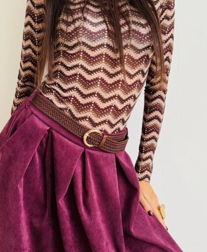 Sottogiacca cashmere onda