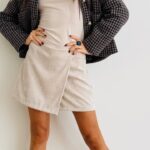 Gonna pantalone velluto