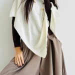 Poncho misto cashmere
