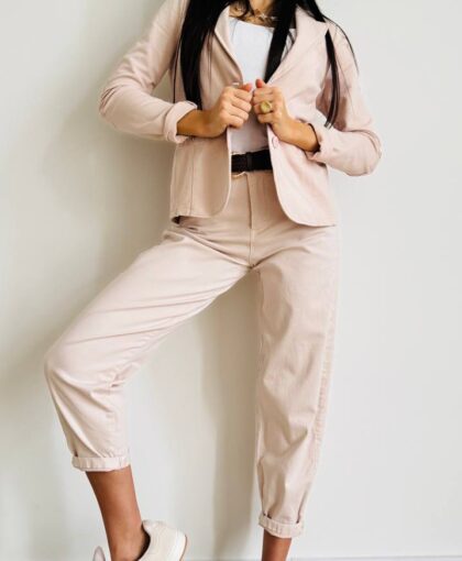 Pantalone mom fit  cotton