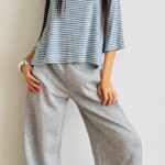 Maglia 3/4 righe morbida