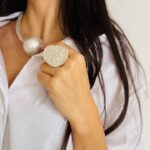 Collana 3 giri maxi boule