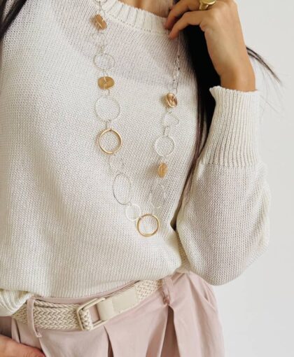 Collana cuori e sfere