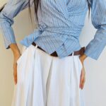 Camicia incrocio bacchettata