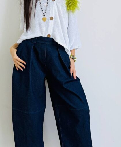 Pantalone monet chambray