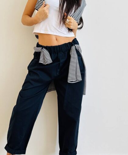 Pantalone baggy cotone